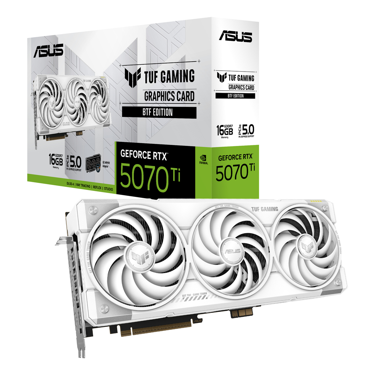 GPU NV 5070Ti TUF 16G BTF WHITE Fan