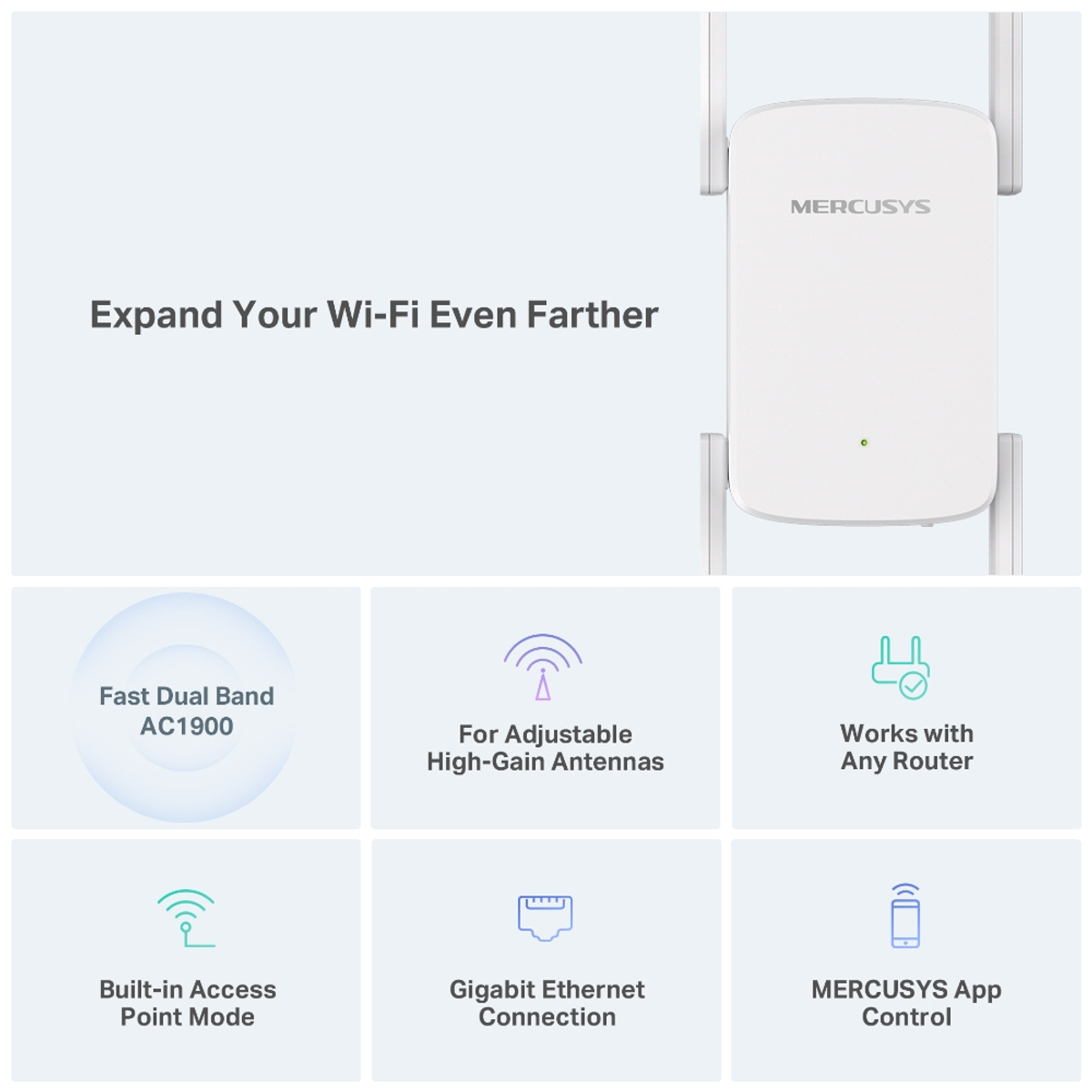 AC1900 Wi-Fi Range Extender