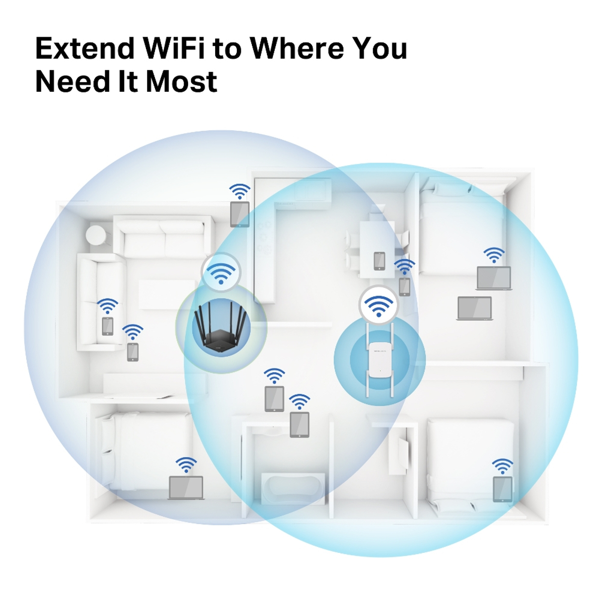 AC1900 Wi-Fi Range Extender