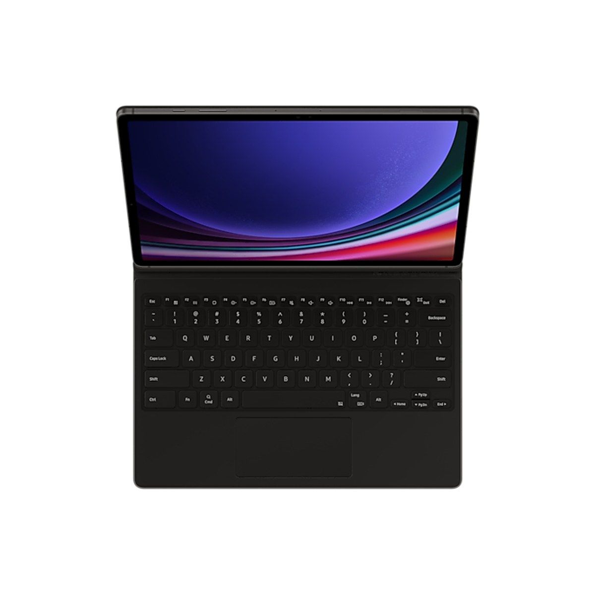 Tab S9+ Book Cover Kbd w/ Tpad Blk