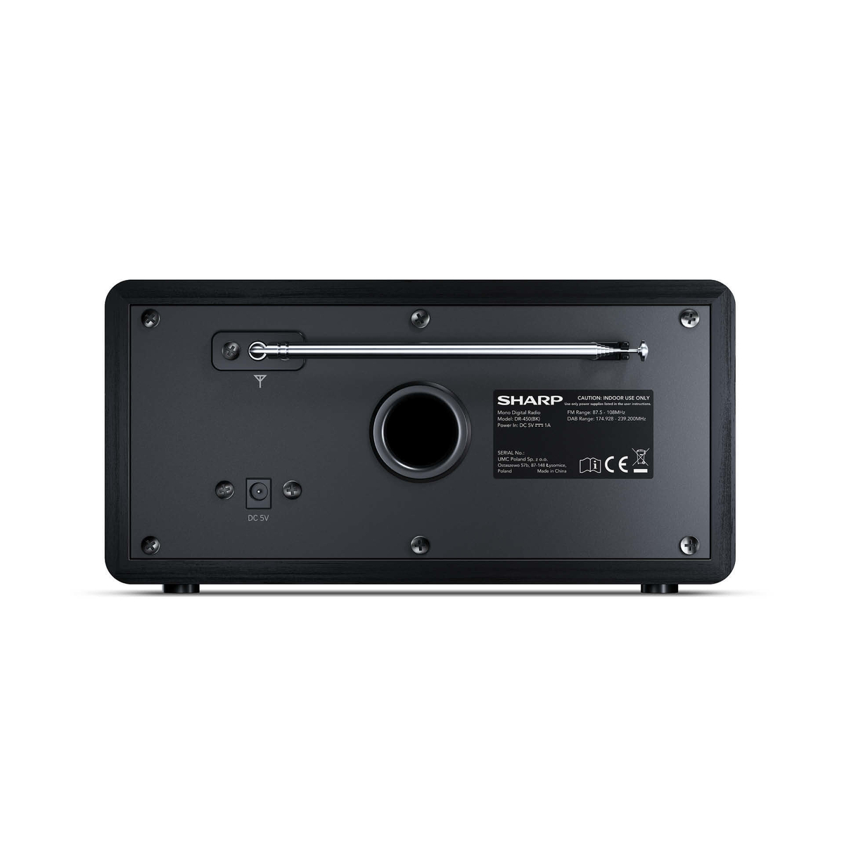 SHARP DR-450(BK) DIGITAL RADIO BLACK