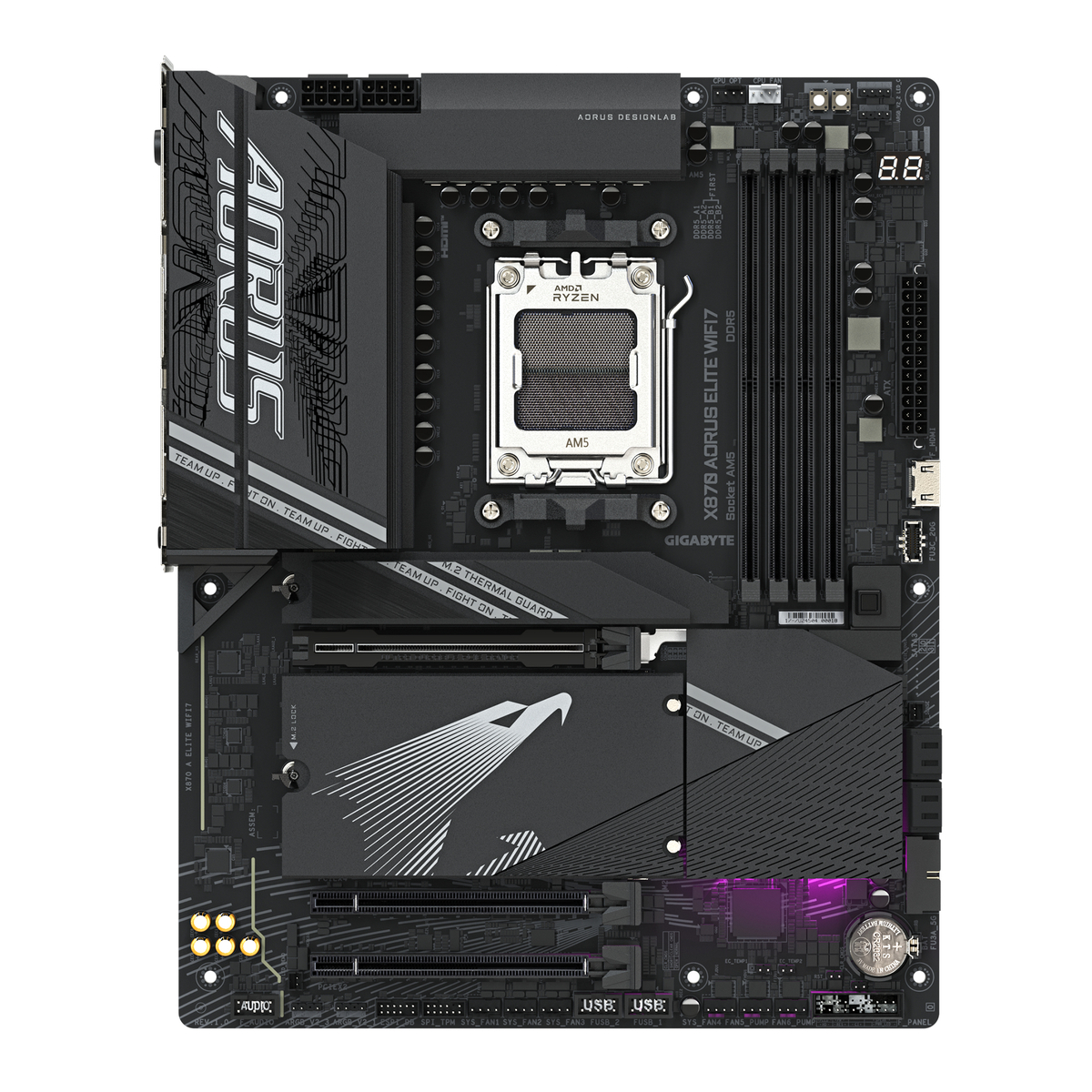 MB AMD AM5 X870 Aorus Elite WIFI7 D5 ATX