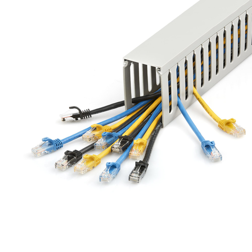 Cable Management Raceway w/Slots 78in