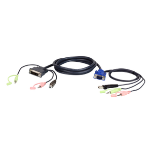 Aten, 3m VGA to DVI KVM Cable