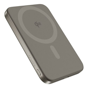 Epico, Qi2 5k Slim Alu Mag+ Power Bank-Titanium
