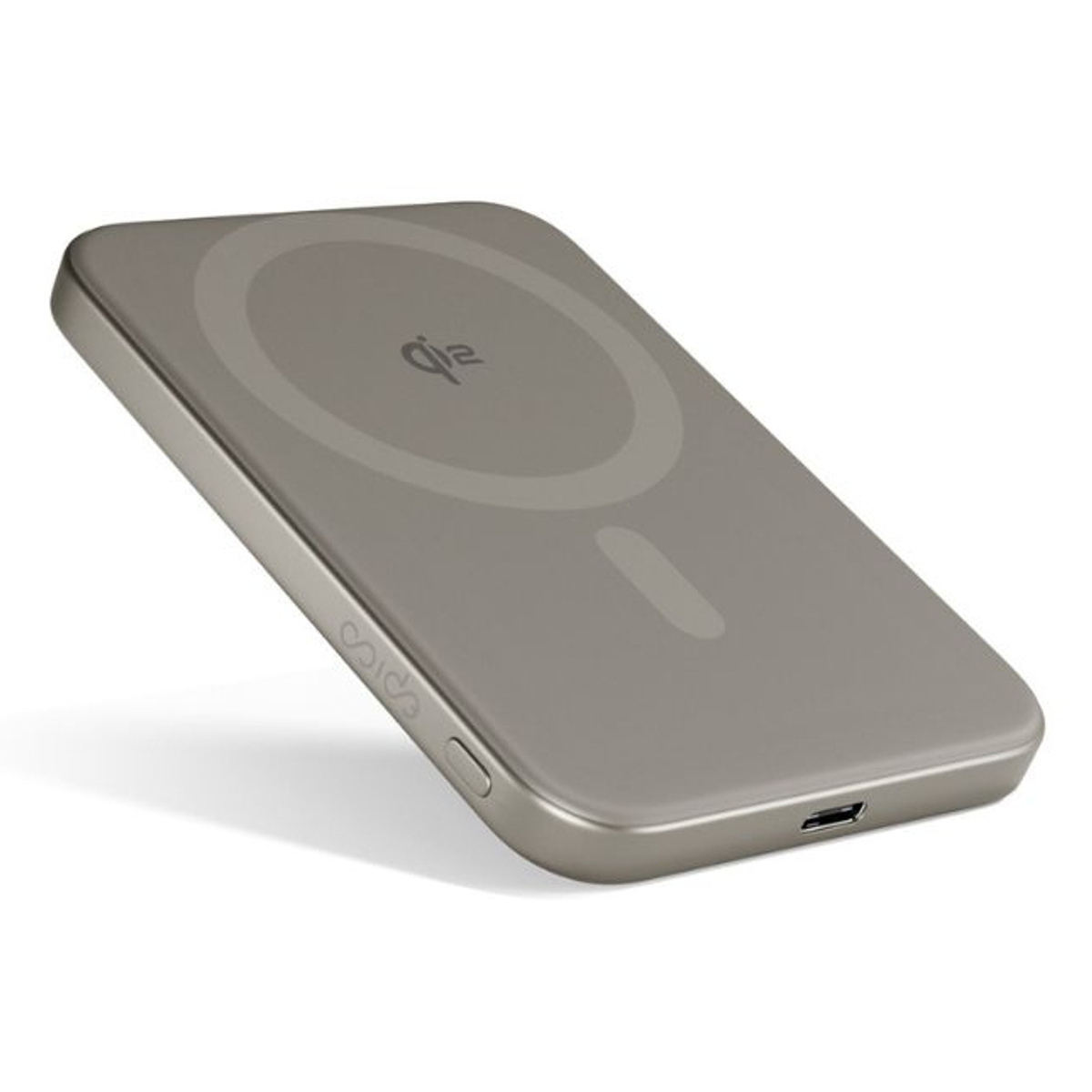 Qi2 5k Slim Alu Mag+ Power Bank-Titanium
