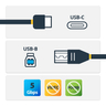 2m 6ft USB C to USB B Cable USB 3.0