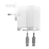 PowerMaxx 70W Dual GaN WallCharger White
