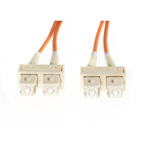 4Cabling, 10m SC-SC OM1 Multimode Fibre Optic Dupl