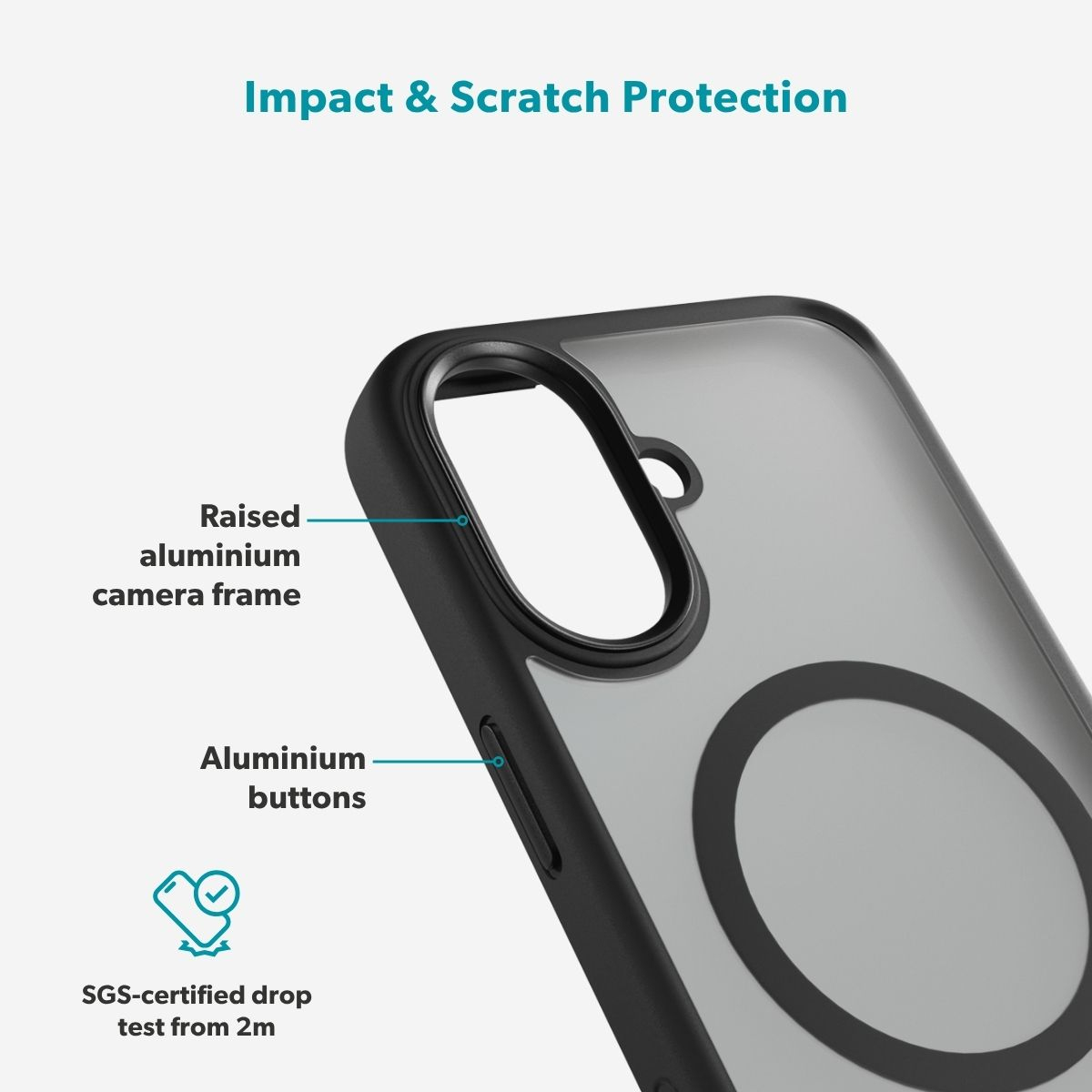 Epico HeroMatteProMag+ Case iP17 - Black