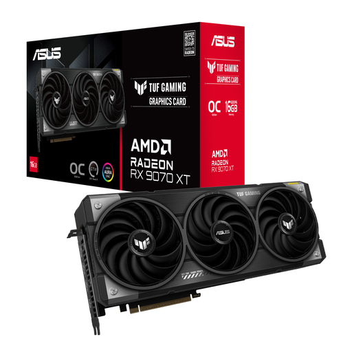 GPU AMD RX9070XT TUF GAMING OC 16G Fan