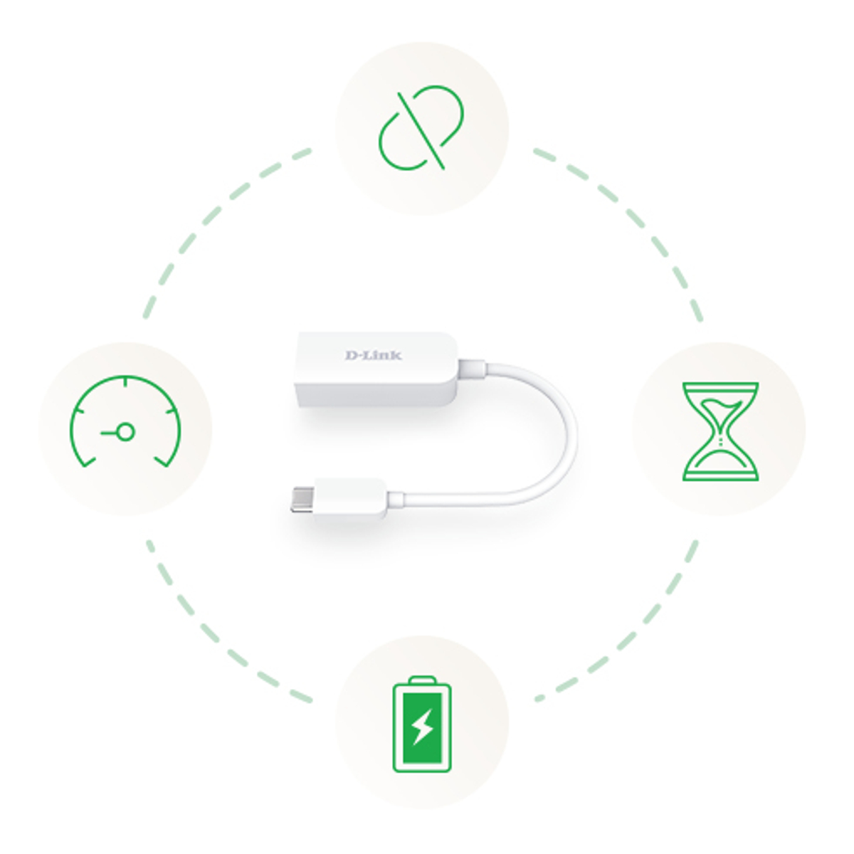 USB-C to 2.5G Ethernet Adapter