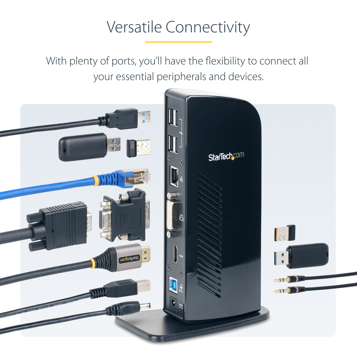 Universal USB 3.0 Laptop Docking Station