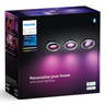Centura Hue recessed R. aluminium 3x5.7W