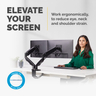 Eppa Dual Monitor Arm - Black