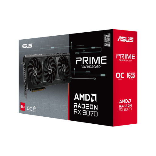 GPU AMD RX9070 PRIME OC 16G GDDR6 Fan