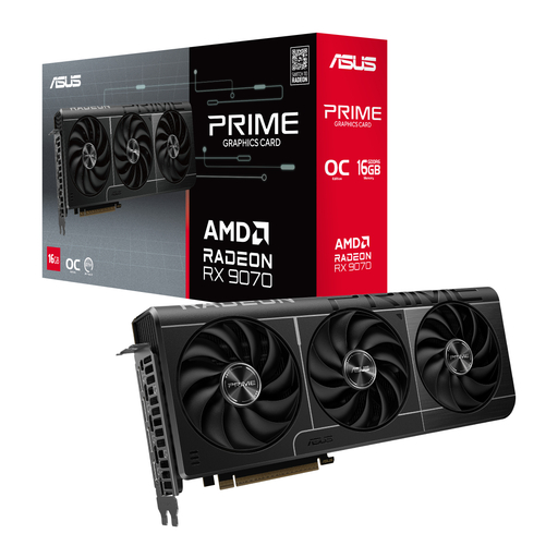 GPU AMD RX9070 PRIME OC 16G GDDR6 Fan