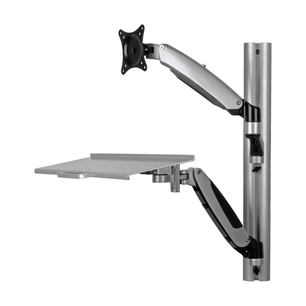 Sit-Stand Wall-Mount Thin Client Mount