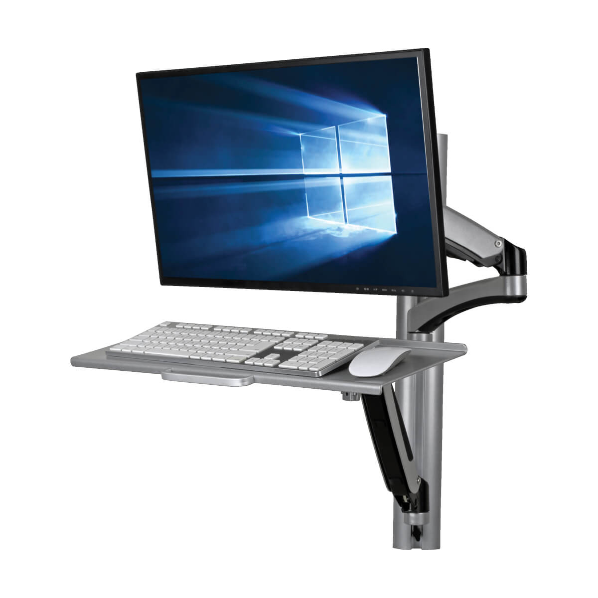 Sit-Stand Wall-Mount Thin Client Mount