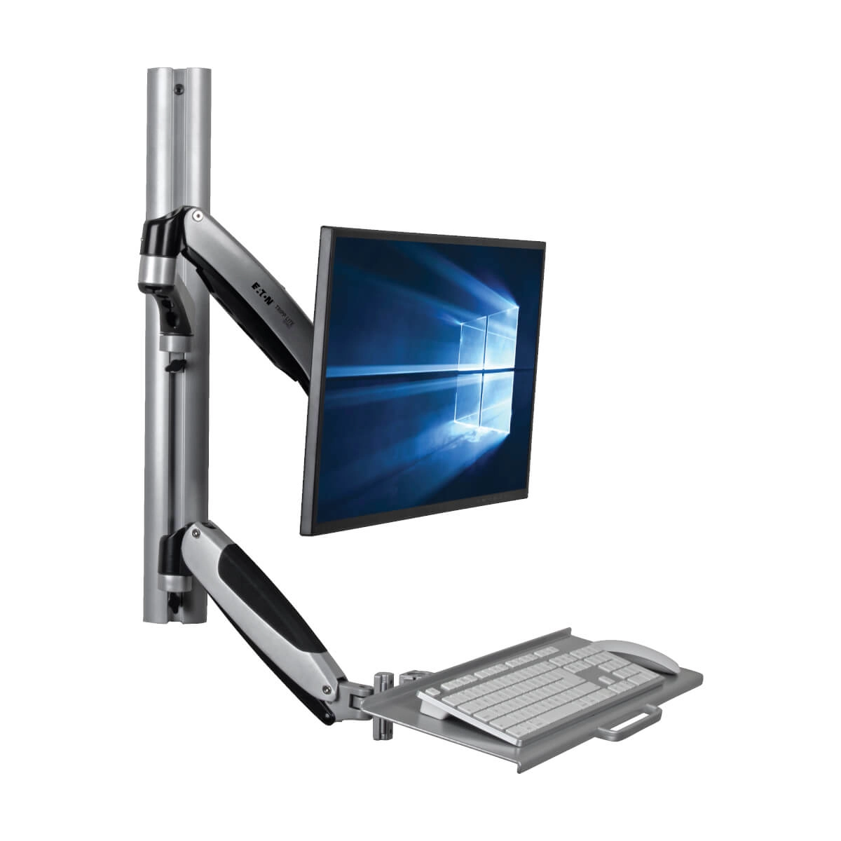 Sit-Stand Wall-Mount Thin Client Mount