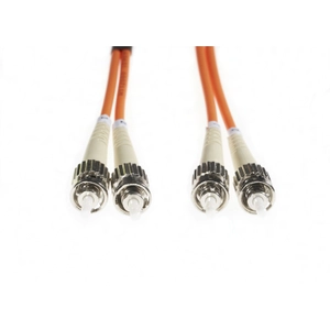 4Cabling, 3m ST-ST OM1 Multimode Fibre Optic Duple