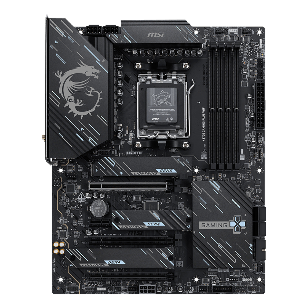 MB AMD AM5 X870E GAMING PLUS WIFI D5 ATX