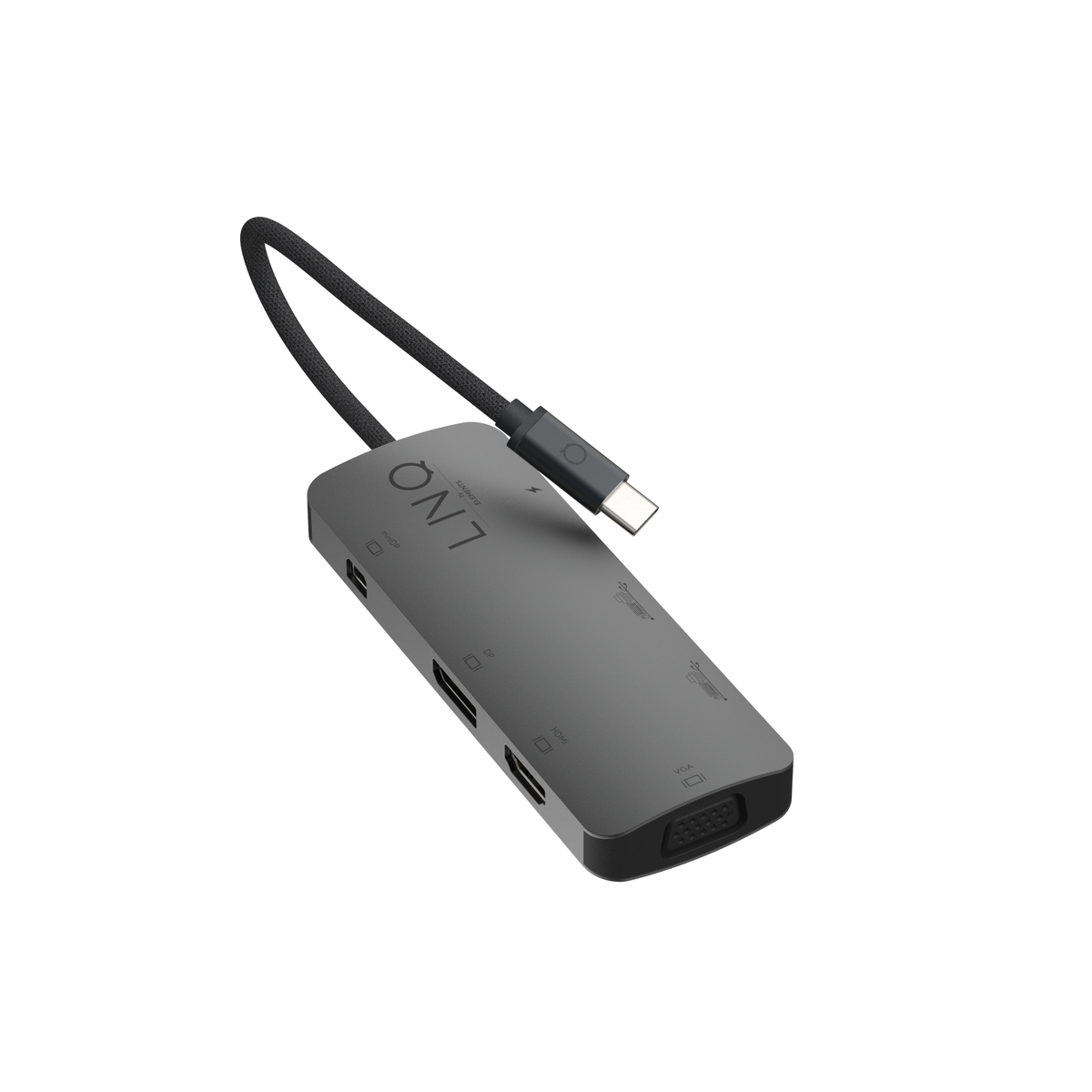 7in1 USB-C HDMI Adapter Triple Display