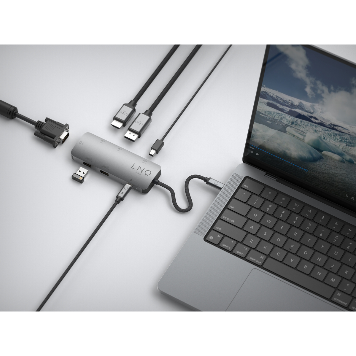 7in1 USB-C HDMI Adapter Triple Display