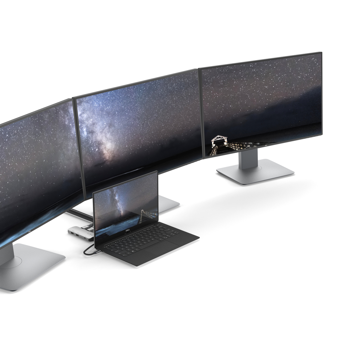 7in1 USB-C HDMI Adapter Triple Display