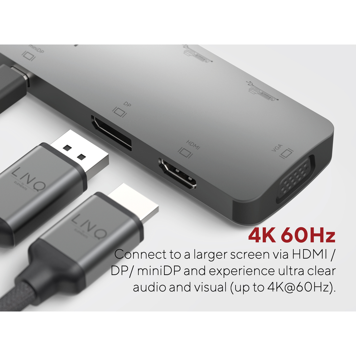7in1 USB-C HDMI Adapter Triple Display
