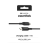 Essentials-Cable-USBC-USBC-1 meter-Black