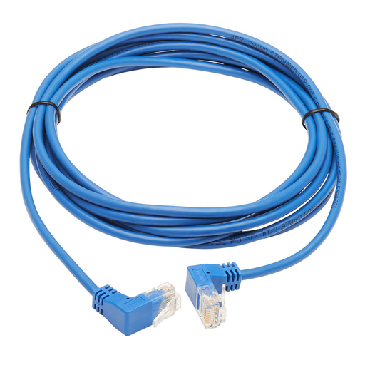 Cat6 Up Down Angle Slim UTP Blue 3.05M