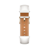 Glacier White Fluoroelastomer Strap 18mm