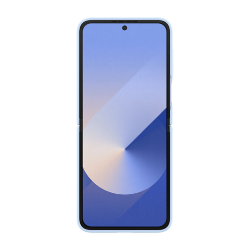 Z Flip6 Silicone Case with Ring Blue