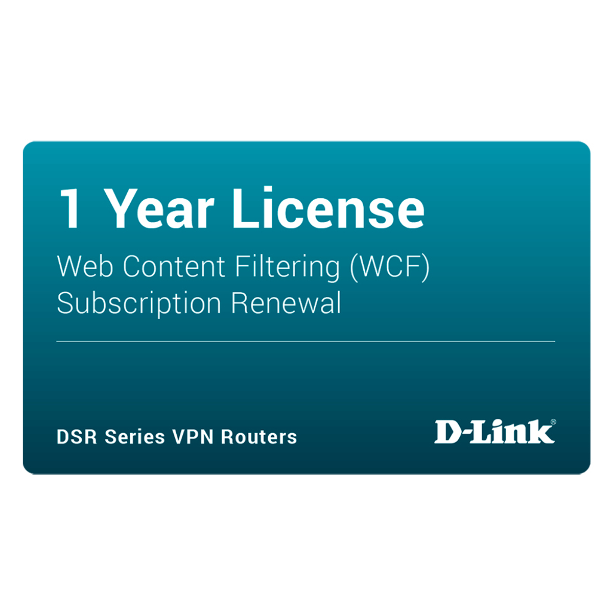 DSR-250 Dynamic WebFiltering License 12M