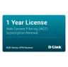 DSR-250 Dynamic WebFiltering License 12M