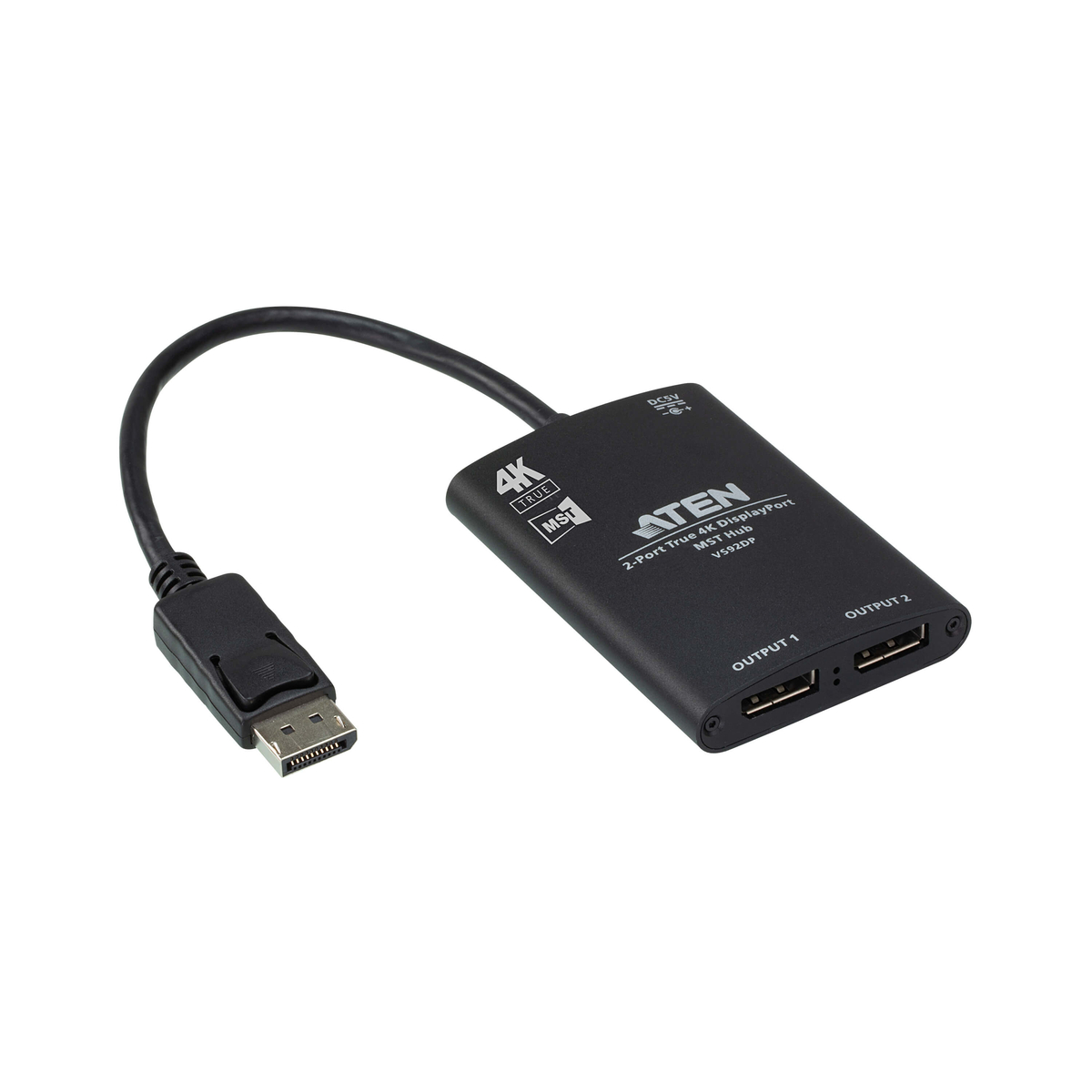 2-Port True 4K DisplayPort MST Hub