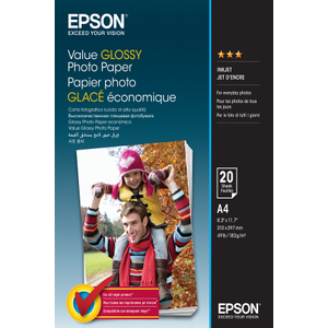 Epson, Value A4 Glossy Photo Paper