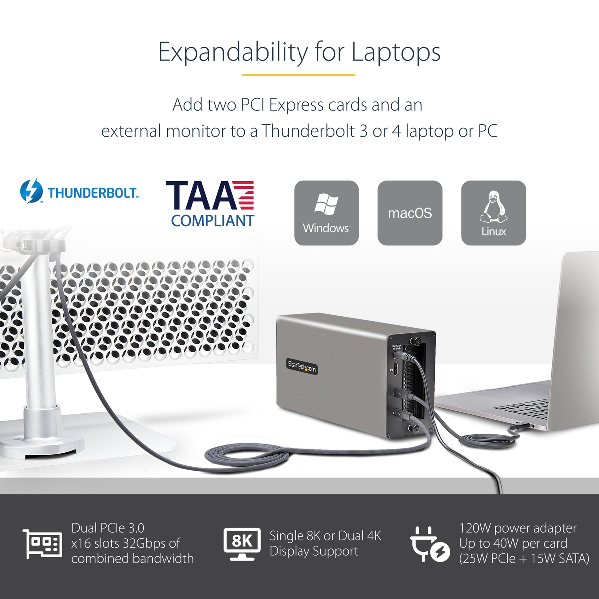 Thunderbolt 3 PCIe Enclosure Box