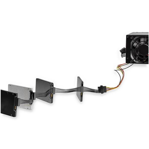 4x SATA Power Splitter Adapter Cable