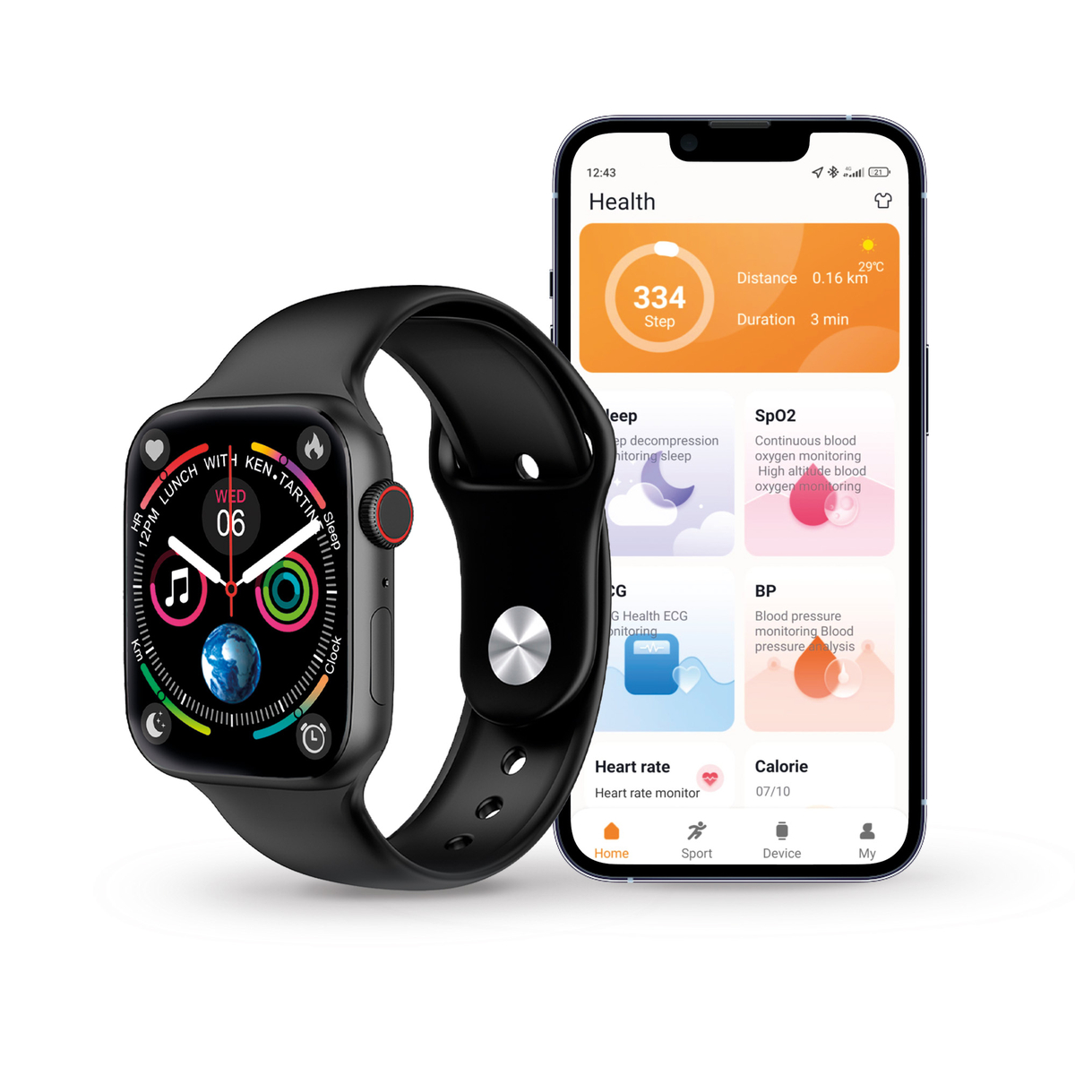 KSIX SMARTWATCH URBAN 4 BLACK