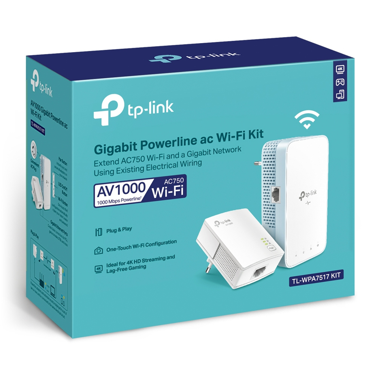 AV1000 Gigabit Powerline ac Wi-Fi Kit