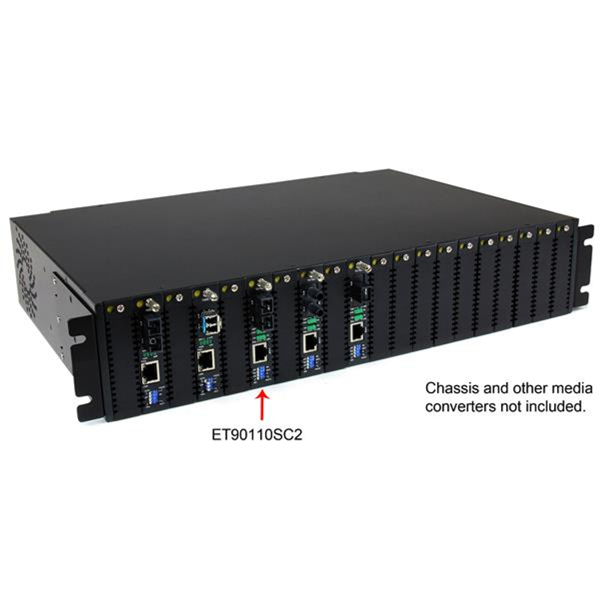 10/100 MM Fiber Media Converter SC 2 km