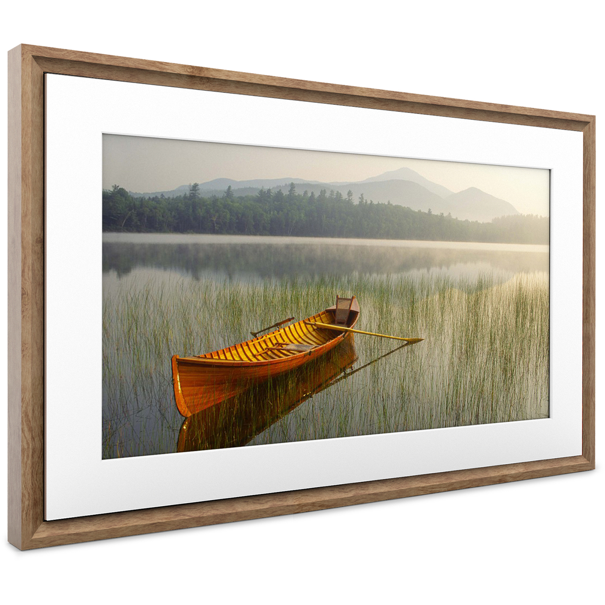 21.5inch (55cm) Canvas Dark Wood Frame