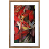 21.5inch (55cm) Canvas Dark Wood Frame