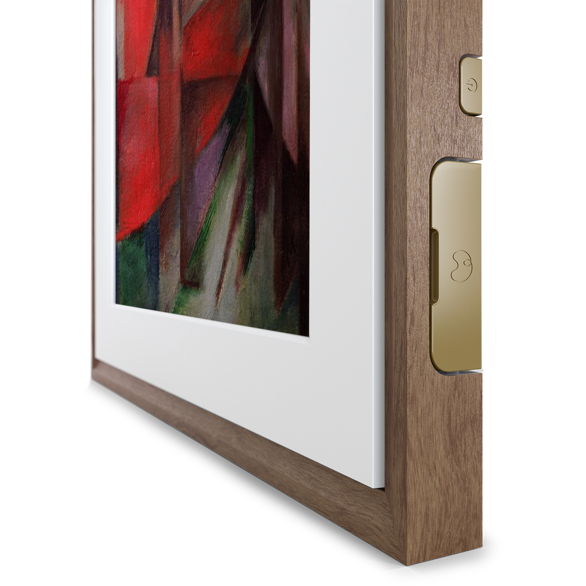 21.5inch (55cm) Canvas Dark Wood Frame