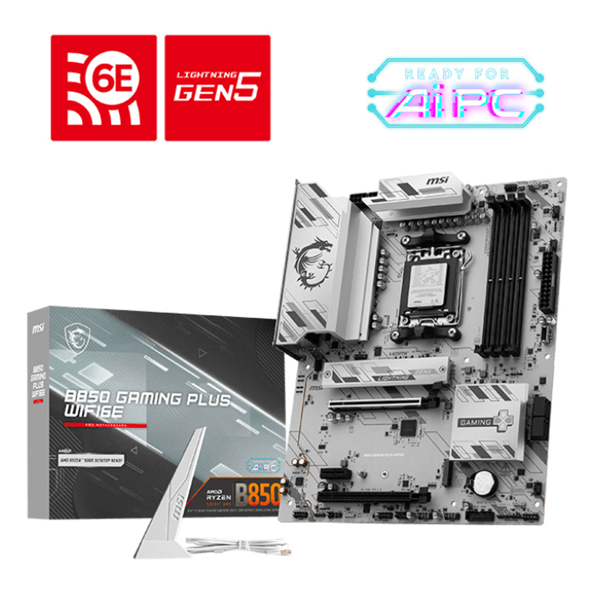 MB AMD AM5 B850 GAM PLUS WIFI6E D5 ATX