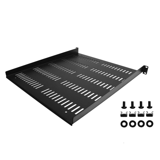 1U Vented Server Rack Cabinet Shelf 51cm