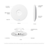 BE9300 CeilingMount Tri-Band Wi-Fi7 AP