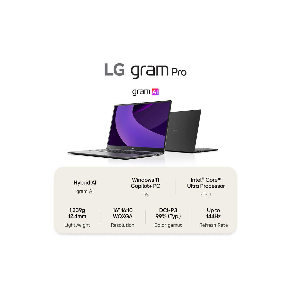 LG gram Pro AI 16